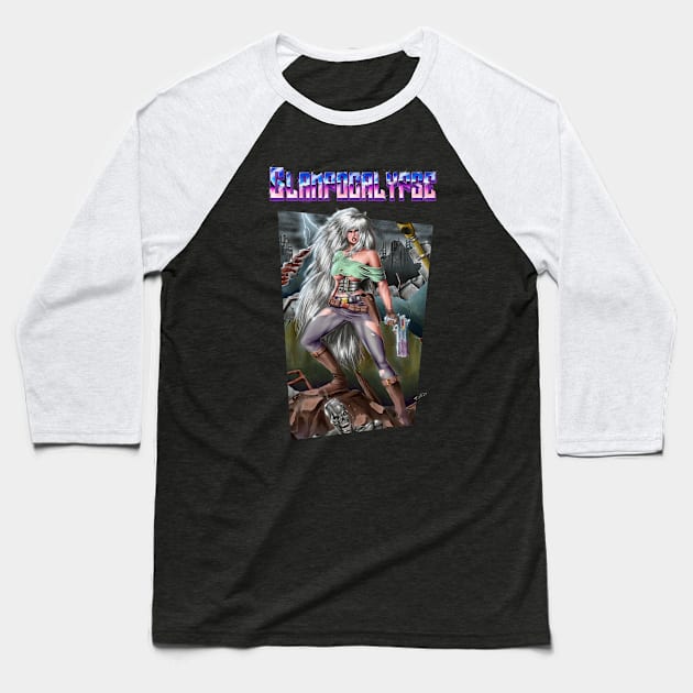 Glampocalypse 7 Baseball T-Shirt by Pablo Romero Art